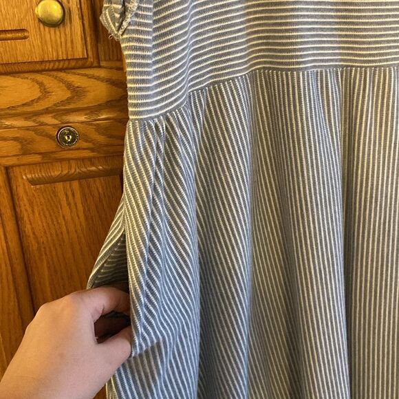 Inherit Clothing Company Olivia A - Line Midi Striped Dress - Picture 6 of 10